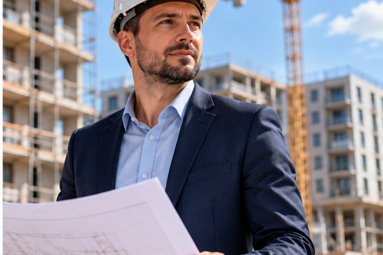 Ilustrativna fotografija menadžera investicija koji pregledava tehničku projektnu dokumentaciju; pozicija DON DON odnosi se na investicije u proizvodne pogone
